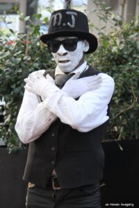 Clown at the Bastille Festival, Franschhoek