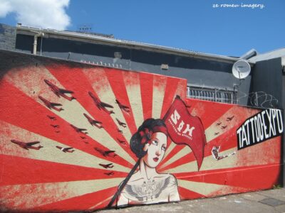 Woodstock Street Art while on Tour in Cape Town [18]
